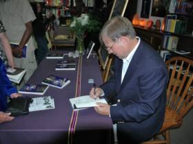 Journey of the White Robes, book signing, Photo by Mike Machado